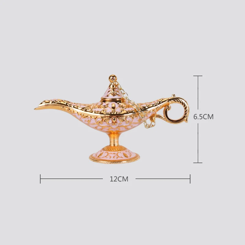 

Retro Aladdin's Magic Lamp Decoration European Style Wishing Lamp Small Ornaments Creative Western Animiation Home Decorations