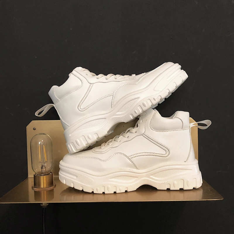 

Men's Casual Shoes Chunky Trainers Sneaker High Platform Shoes Men Sneakers Classic Brand Sneakers For Male F1-94