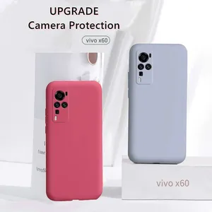 for vivo x60 case cover for vivo y31 y51a y51s y20 y30 x70 x60 pro plus coque funda original liquid silicone phone for vivo x60 free global shipping