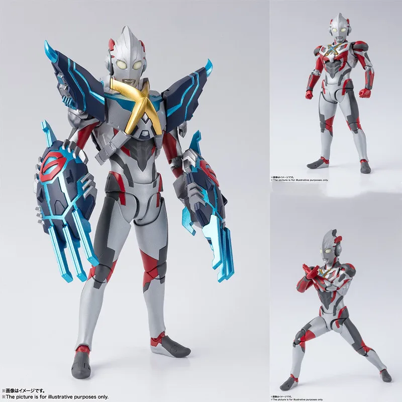 

Фигурка-Броня Ultraman X, подвижная игрушка для украшения автомобиля, 15 см