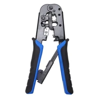 multifunctional crystal head crimping tools ratchet crimping tools network cable clamp for 4p 6p 8p rj 11 rj 12 rj 45