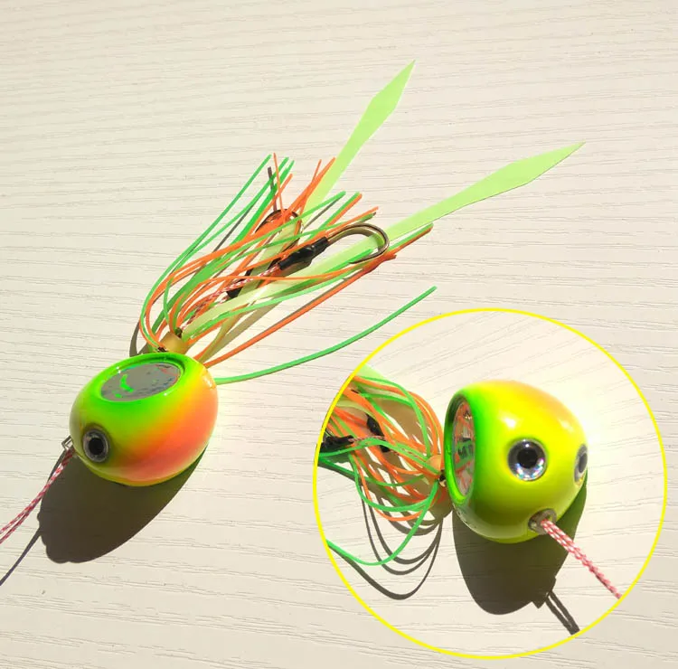 40g yellow 1pc 1 шт. 45 г/60 г/70 г/80 г Pesca слайдер Snapper/море bream джиг голова с юбкой свинец джиг приманка - Цвет: 40g yellow 1pc