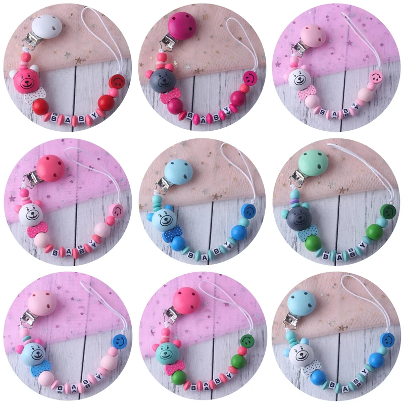 Популярный детский деревянный Прорезыватель для зубов из пищевого бука милый