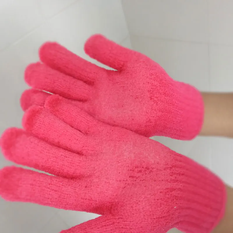 

4 Pairs/8 Pcs Shower Gloves Scrub Wash Skin Exfoliating Foam Bath Spa Bath Gloves Skid Resistance Body Massage Cleaning Bath