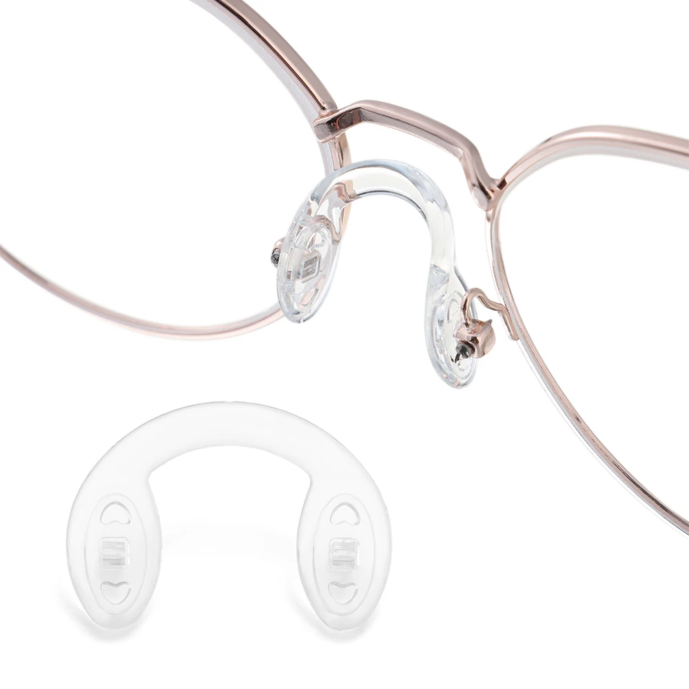 5Pcs Silicone Glasses Nosepads Soft Clear Anti Slip U shape Nose Pads For Sunglasses Reading Eyeglasses Eyewear Accessories
