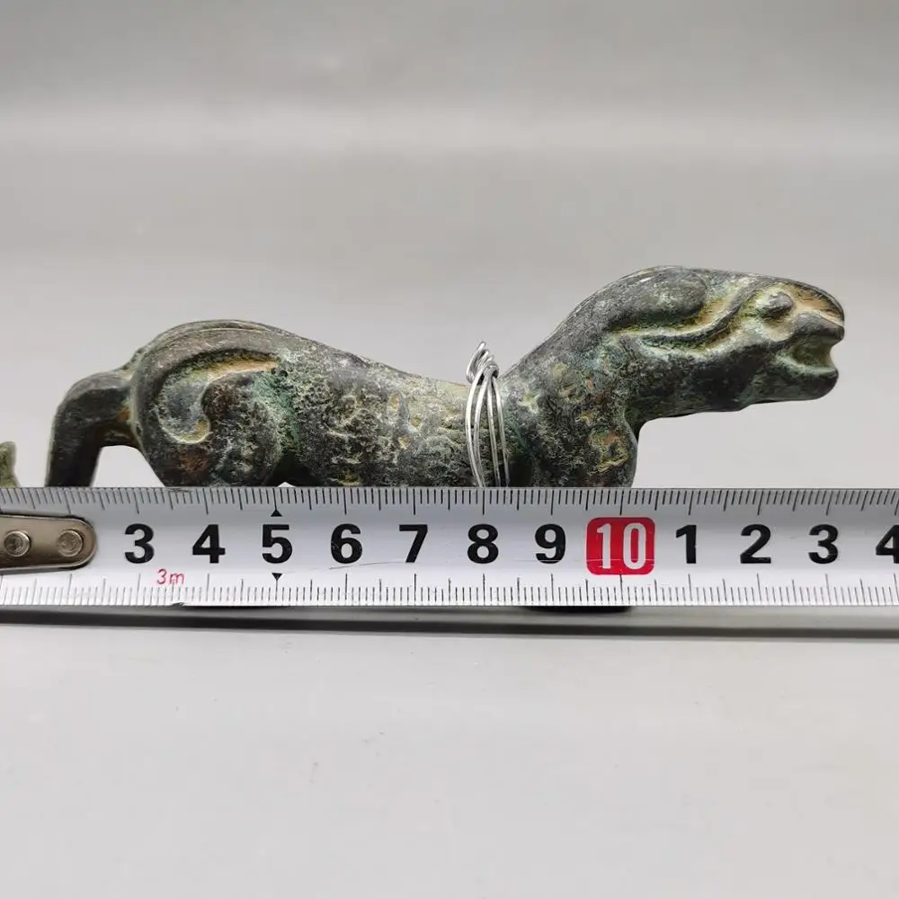 

Old Chinese military commander's order printed pure copper tiger amulet