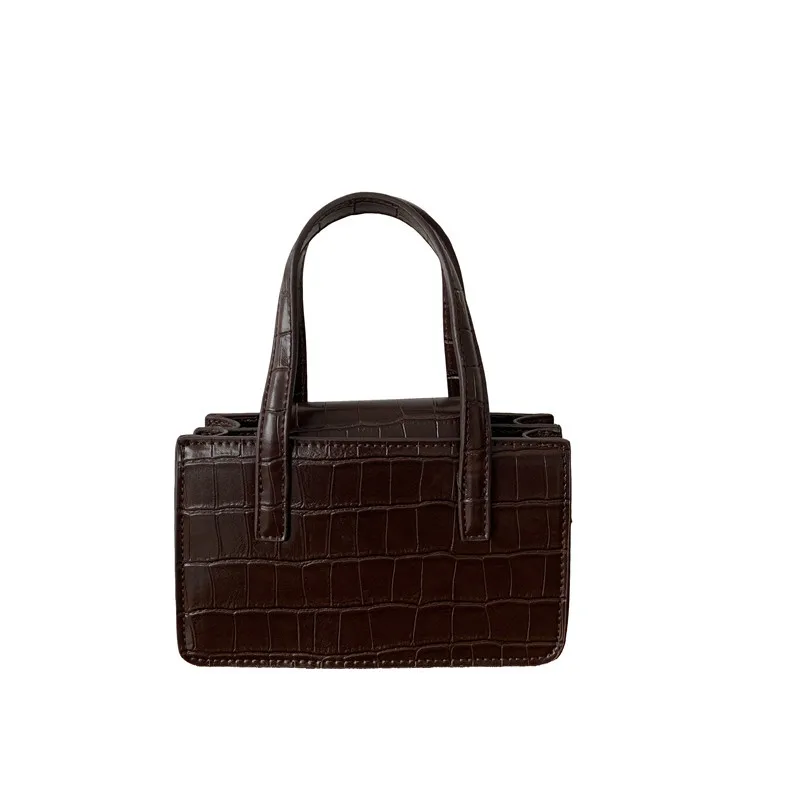 

Pattern organ bag 2020 spring new simple diagonal small square bag female designer multi-layer single shoulder crocodile