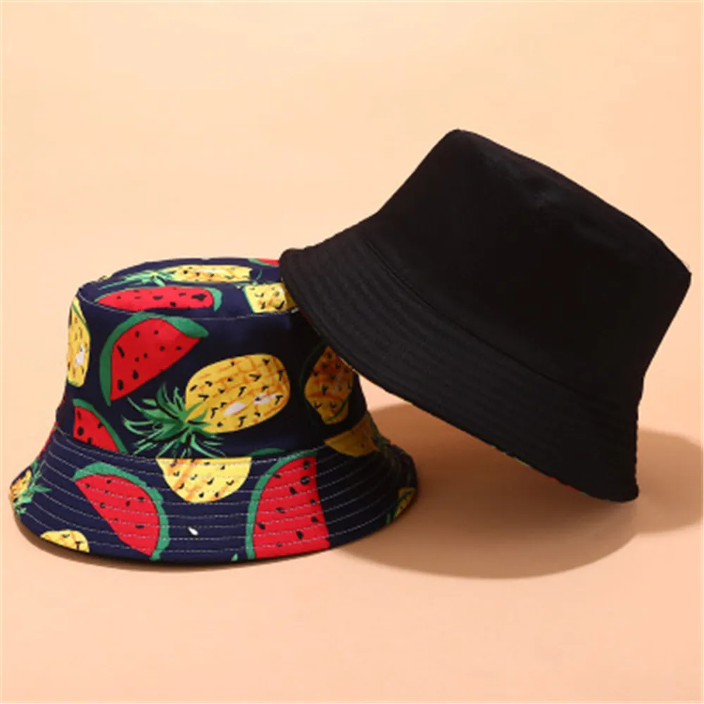 Летняя двухсторонняя Панама хлопковая Складная Рыбацкая шапка для женщин и