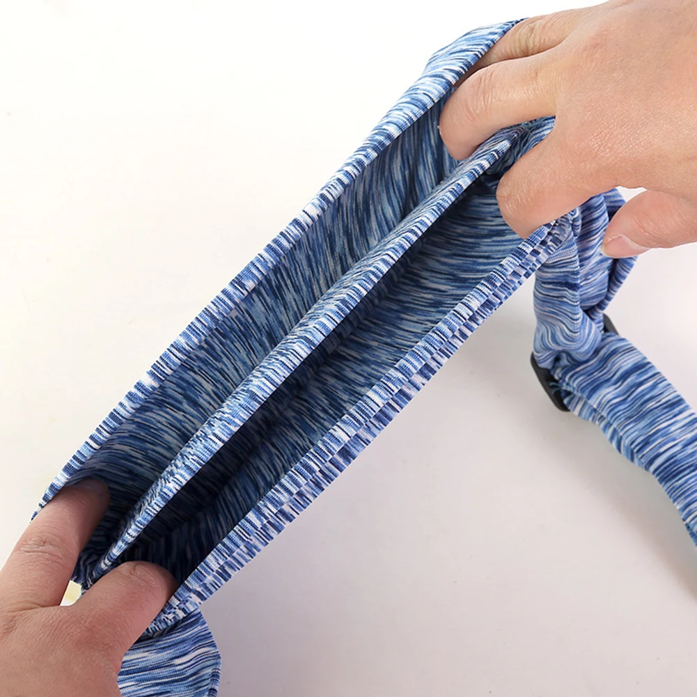 

Sports Pocket Ultrathin Phone Storage Bag Running Belt Pouch Elastic Double Layer Jogging Waist Bag Cycling Bum Waistbag