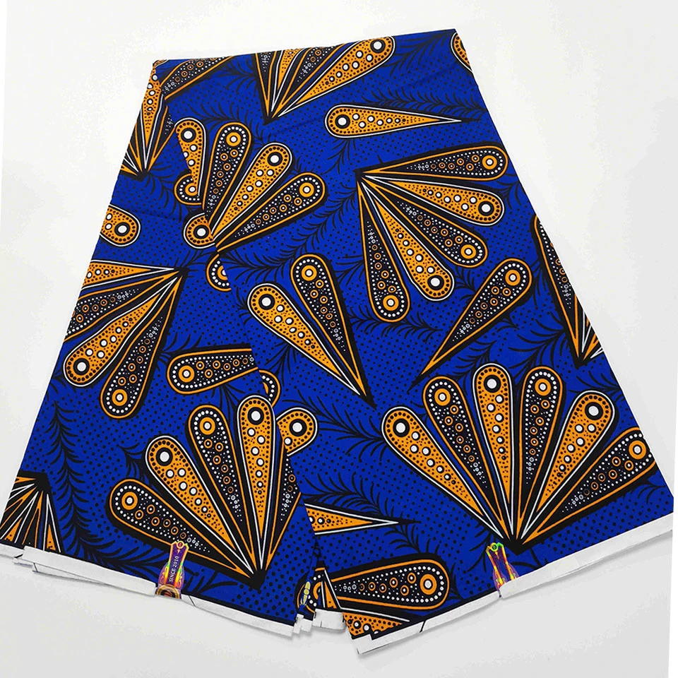 

6 Yards Mitex Wax Print/ African Fabrics Kitenge/Pagnes/Tissues Africain/ Lapa/Chitenge HS-27
