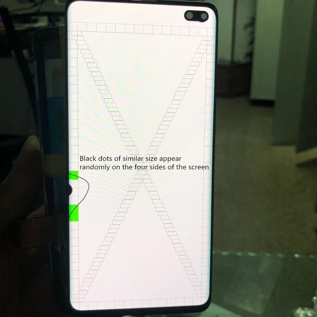 ЖК дисплей и сенсорный экран AMOLED для Samsung Galaxy S10Plus дигитайзер S10 Plus SM G9750 G975F замена