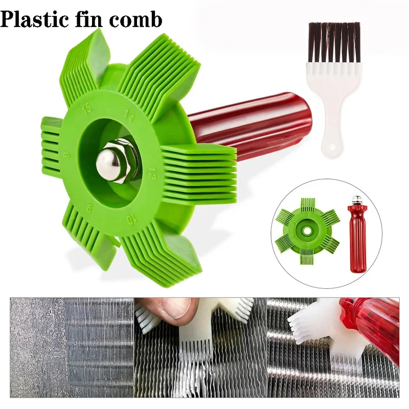 

Plastic Air Conditioning Fin Comb Air Conditioning Condenser Cooling Brush Evaporator Cooling Fin Combing Refrigeration Tool