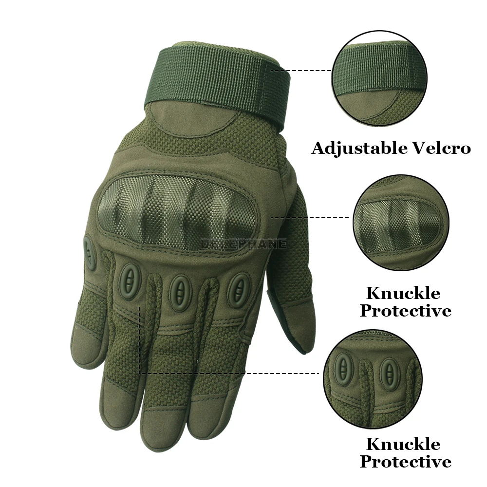 Мужские зимние тактические перчатки для сенсорных экранов мужчин и женщин с