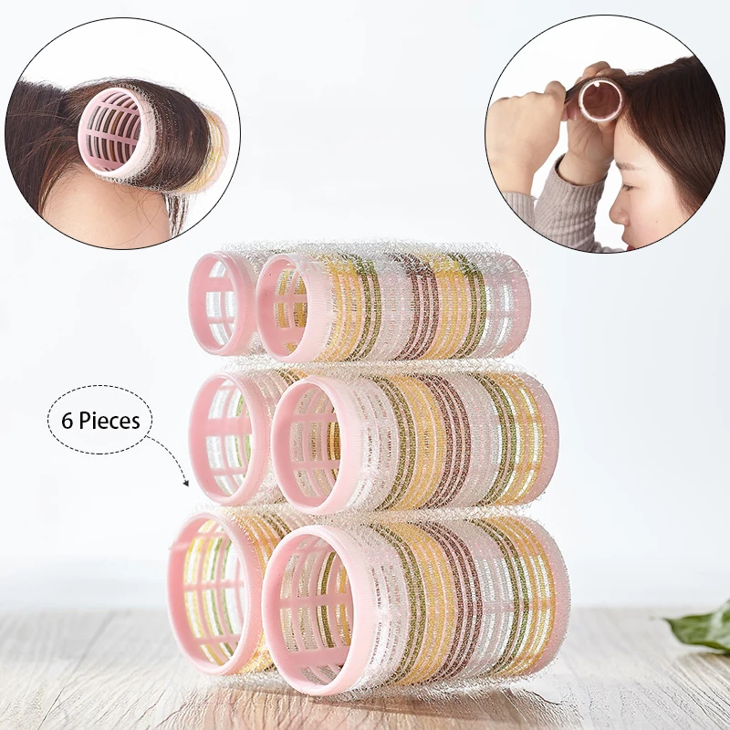 

Бигуди для волос, пластиковые, 6 шт./компл.