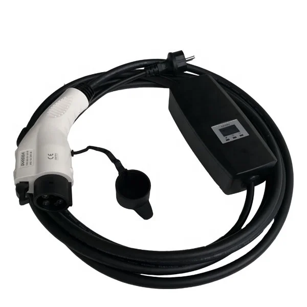 

TUV certification schuko with temp sensor 32A SAE J1772 type 1 evse charger