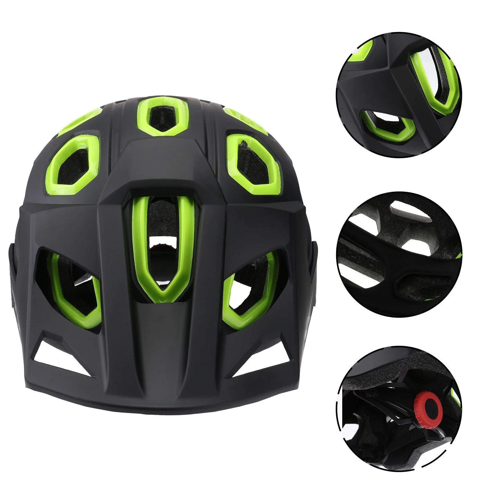 

1PC Helmet Mountain Bike Skateboard Safety Helmet Cycling Gear for Men (Black)