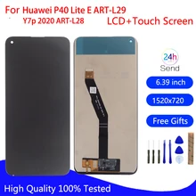 Original For Huawei P40 Lite E ART-L29 Display Y7p 2020 ART-L28 LCD Touch Screen Digitizer Assembly 6.39 Phone Parts