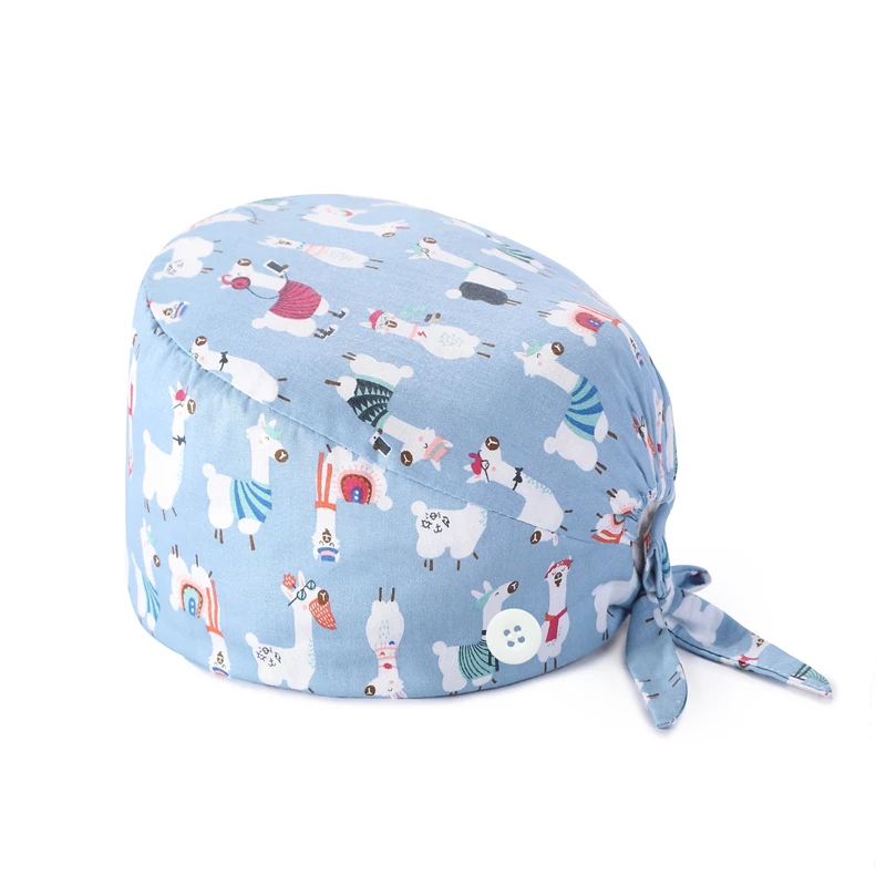 1 шт. НОВАЯ шапка для медсестры шапки хирургические с цветочным узором