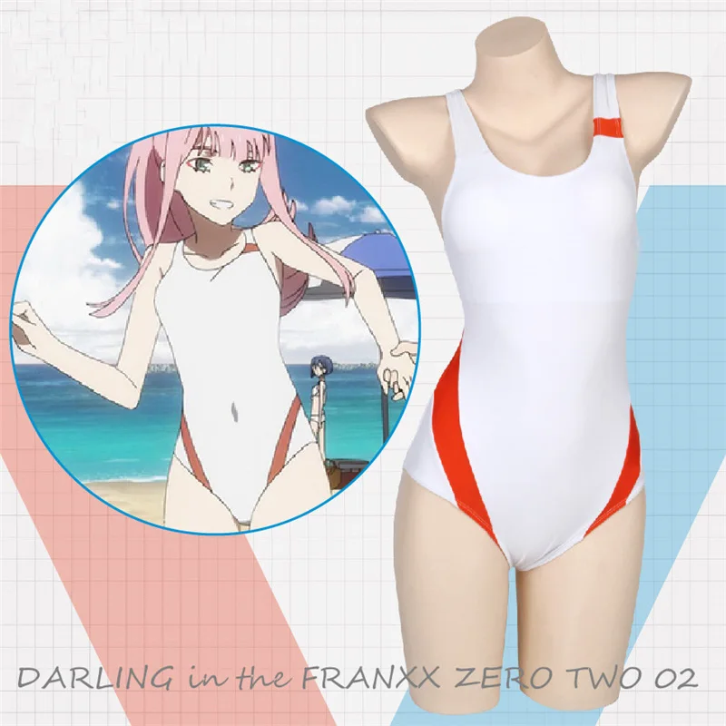 Женский костюм для Хэллоуина косплей-костюм Zero Two сексуальный комбинезон