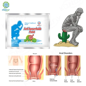 Пластырь от геморроя KONGDY, 14 шт. = 2 упаковки, обезболивающий, внешнийвнутренний, Анальный, трещинный геморрой, мощный обезболивающий пластырь