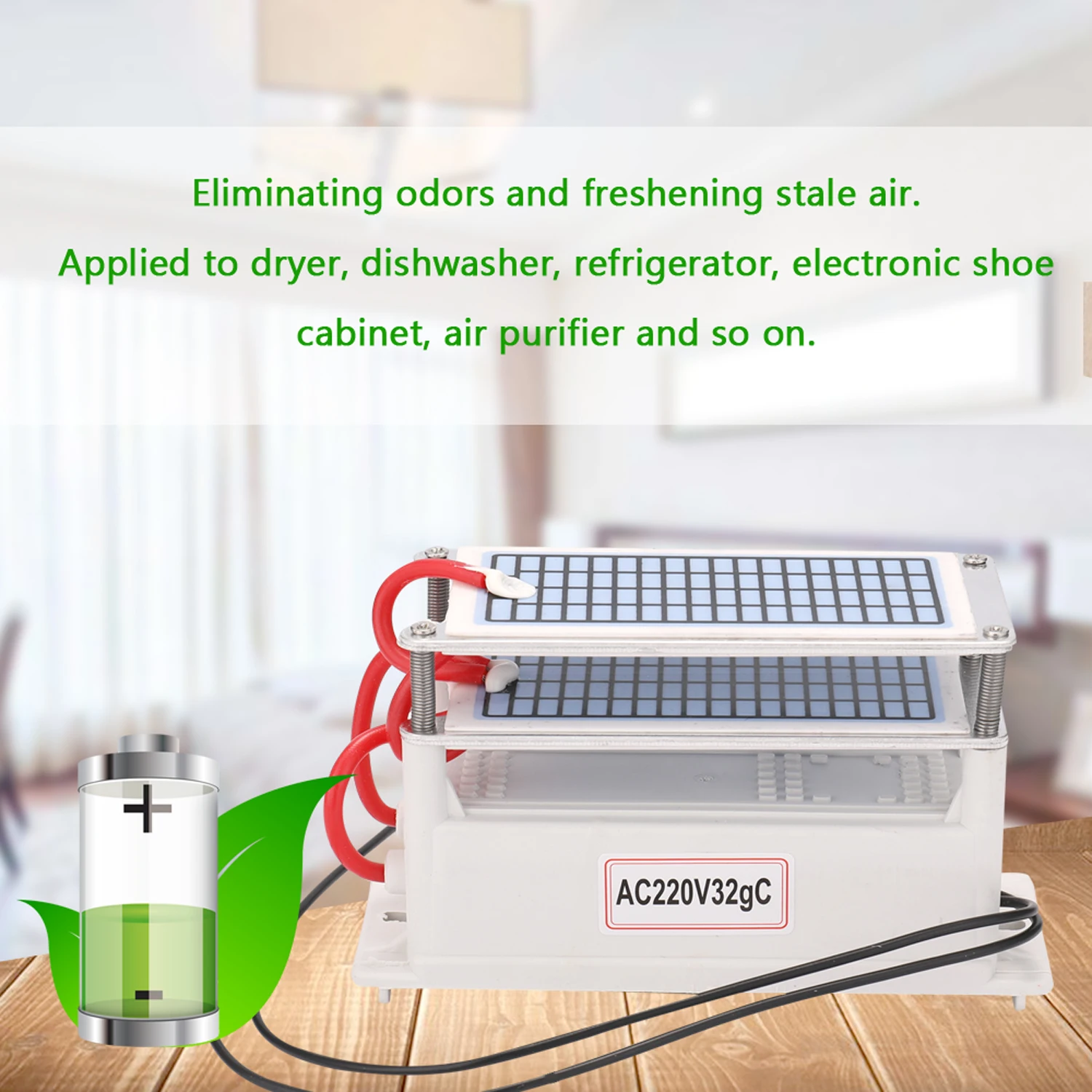 

Portable Ozone 32g/h Generator Formaldehyde Remove Machine Air Filter Purifier for Home Car Ozone Generator