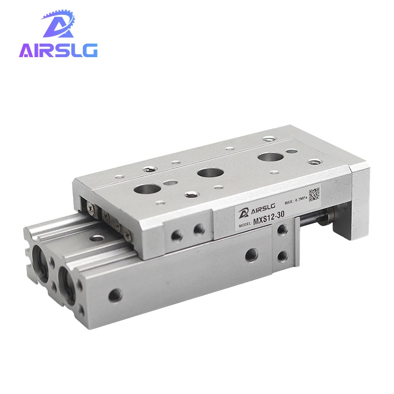 

MXS MXS20 MXS20-10 MXS20-20 MXS20-30 MXS20-40 MXS20-50 MXS20-20A D-M9BW Dual rod Rail air Slide guide cylinder Pneumatic AIRHKC