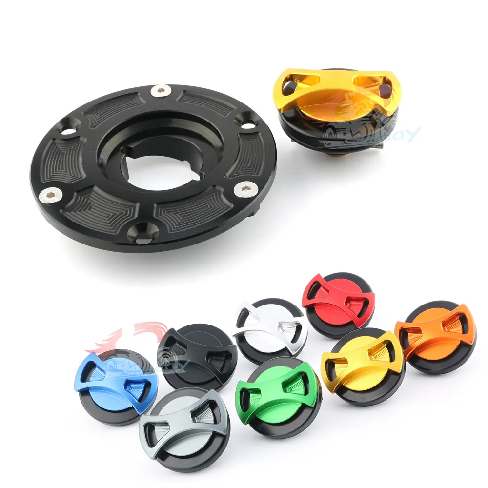 Заготовка CNC Keyless крышка топливного бака для Aprilia RSV1000 Mille 2001 2003/Shiver 750 все годы/Tuono