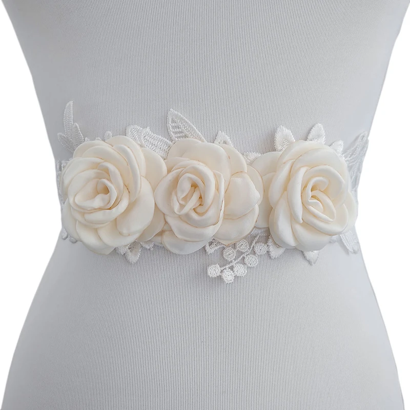 Wedding Belt Ornaments Waistband accessories lace belt wedding dress flower | Свадьбы и торжества