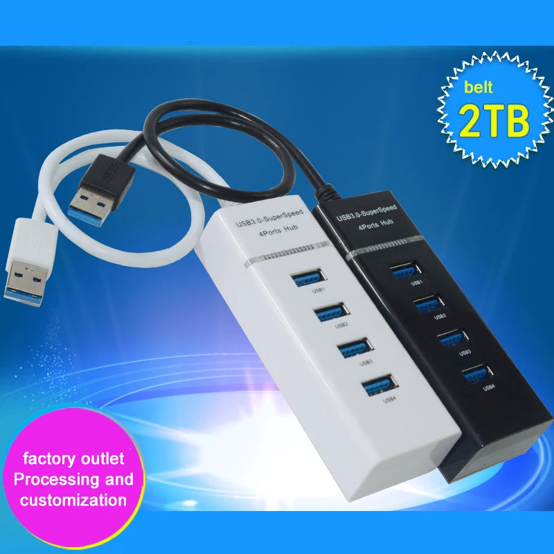 

Extreme Speed USB Computer Splitter USB3.0HUB4 Port Splitter 3.0 Hub 3.0hub Expander Speed Four Port USB Computer Splitter
