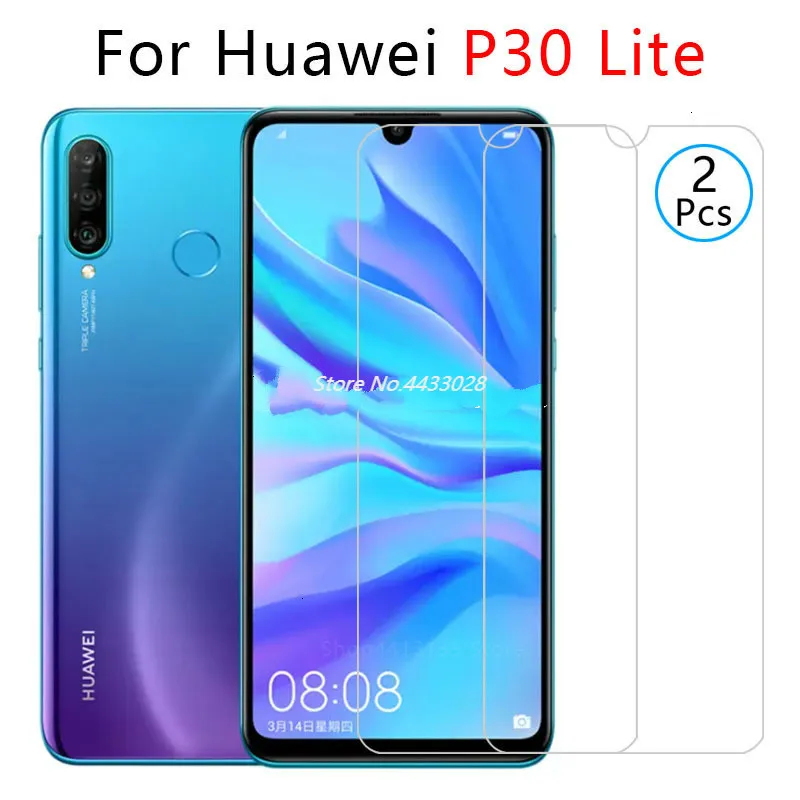 Чехол для huawei p30 lite, чехол для huaweip30 lite p 30 light p30lite, задняя крышка, чехлы, защитный чехол для телефона, закаленное стекло 6,15