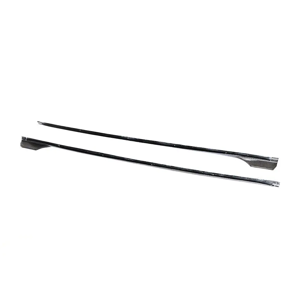 Автомобильные боковые юбки из углеродного волокна удлинитель для губ комплект