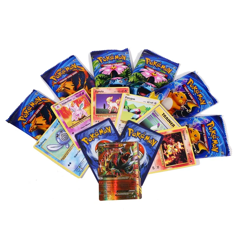 324 unids/caja de Pokemon sol y luna c&oacute;smica Eclipse Crlmson invasi&oacute;n Pok&eacute;mon ingl&eacute;s franc&eacute;s de caja comercial brillante tarjeta de juego Juguetes-3