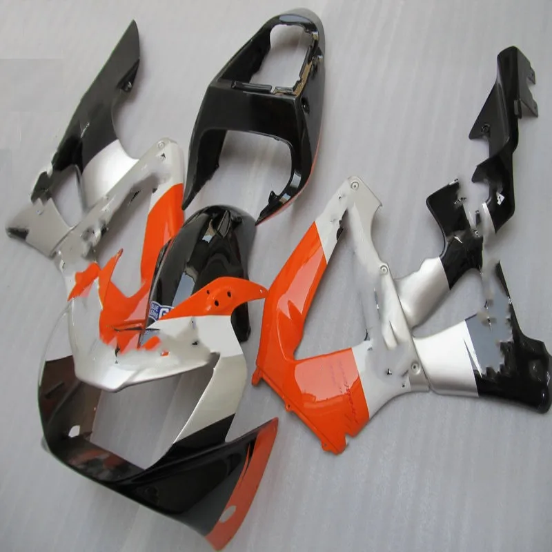 

SILVER orange Full Fairing Kit For Honda CBR900RR 929 2000 2001 CBR 900RR 00 01 ABS Plastic Injection Motorcycle Bodywork Hull