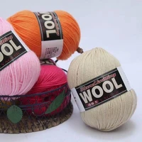 50g silk wool knitting yarn mongolian cashmere thick wool thread crochet needlework yarns scarf sweater eco friendly yarn aq318