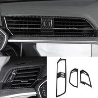 car styling car interior center console air condition decor trim side air outlet frame decoration cover for audi q3 2019 lhd