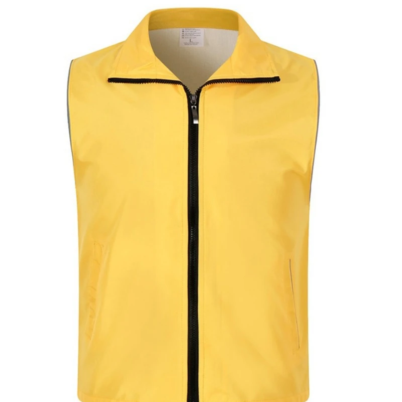 

2021 Volunteer Vest Custom Logo Men's Vest Men's Formal Sleeveless Vest Men's Vest Logo Printing