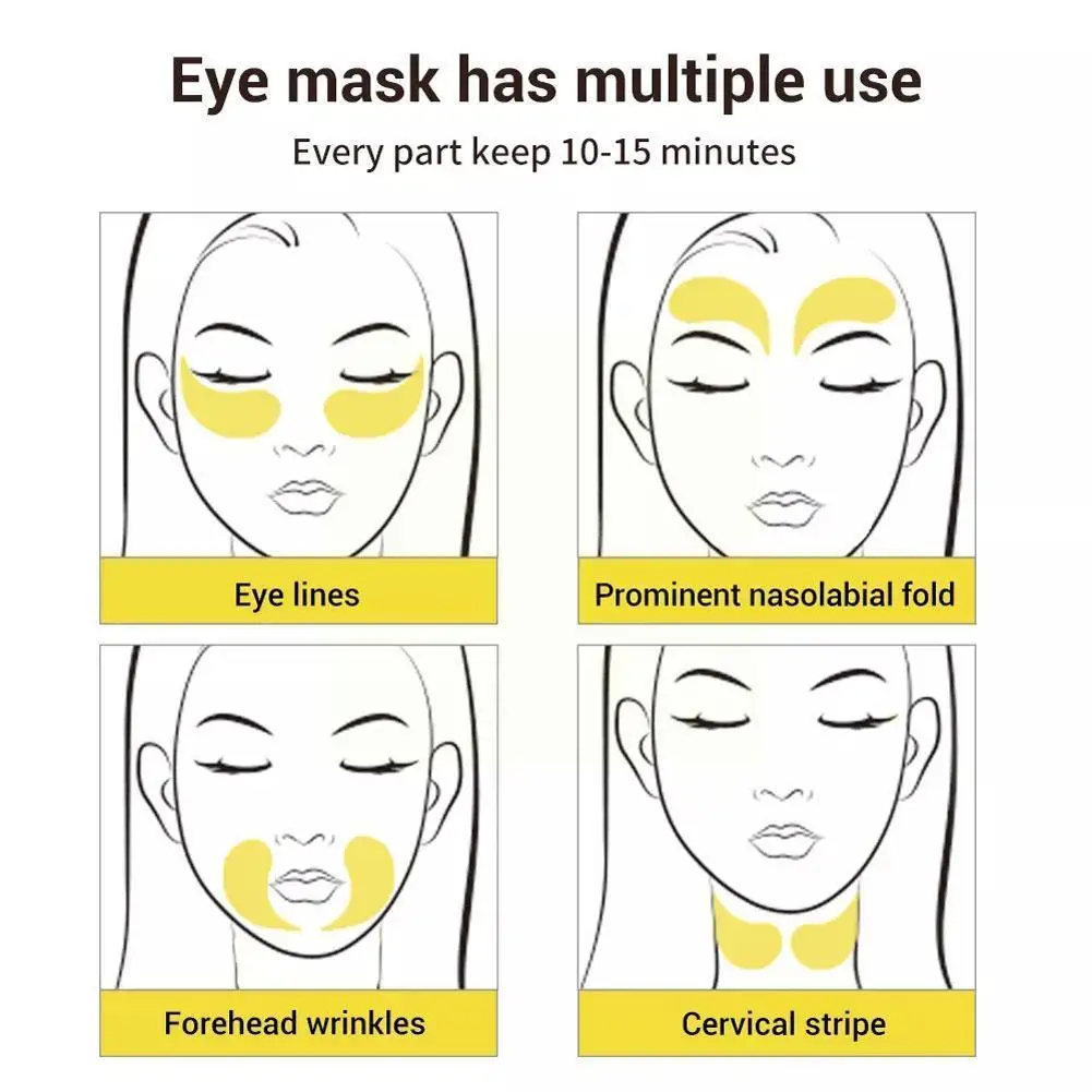 10 пар Коллагеновые патчи для кожи вокруг глаз с эффектом увлажнения | Красота и