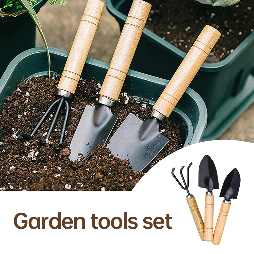 

Mini Garden Tools Set Shovel Rake Spade Portable Garden Hand Kit Spade Rake Spade Gardening Gifts Kit Succulent Plants Tools