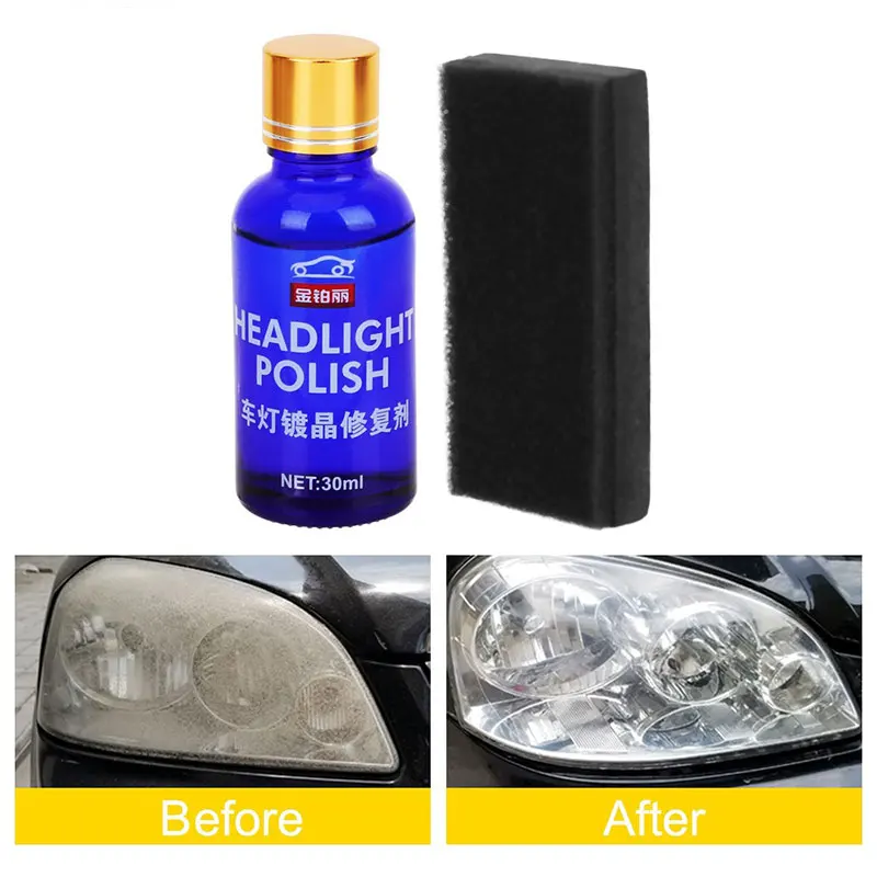 

30ML Car Headlight Repair Coating Solution Repair Kit Oxidation Rearview Mirror Coating Headlight Polishing Anti-scratch Liquid
