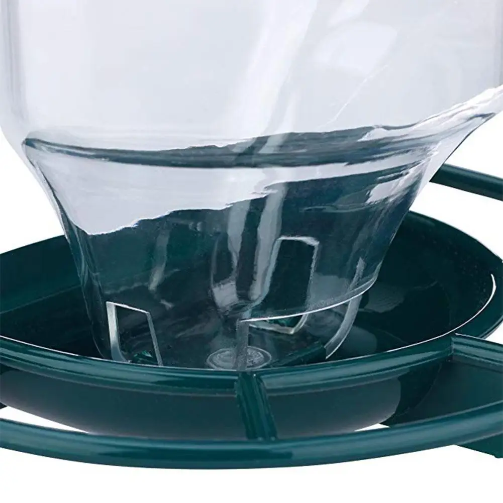 Прозрачная подвесная автоматическая кормушка для птиц с крышкой дозатор подачи