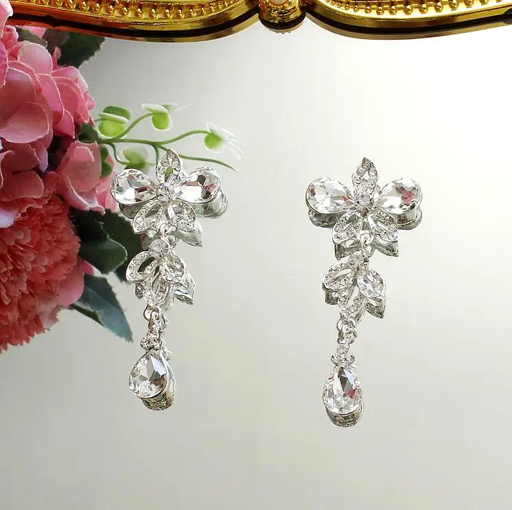 1 шт. стразы аппликация мотив для свадебных платьев из кристаллов нашивки ручной