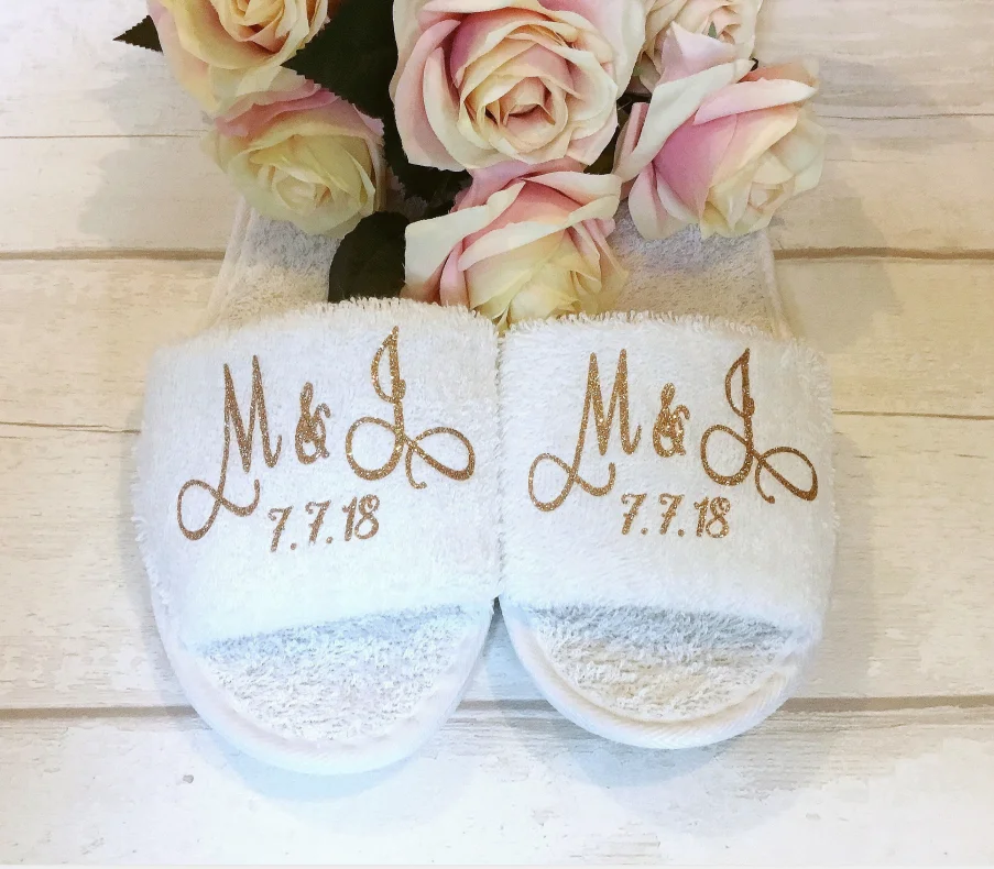 Индивидуальные женские свадебные тапочки подарок подружке невесты