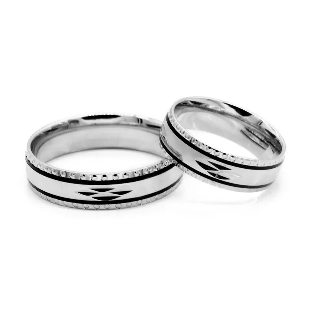 Solid 925 Sterling Silver Couple Rings For Lovers Women Men Fall In Love Engagement Wedding Unisex Fine Jewelry | Украшения и