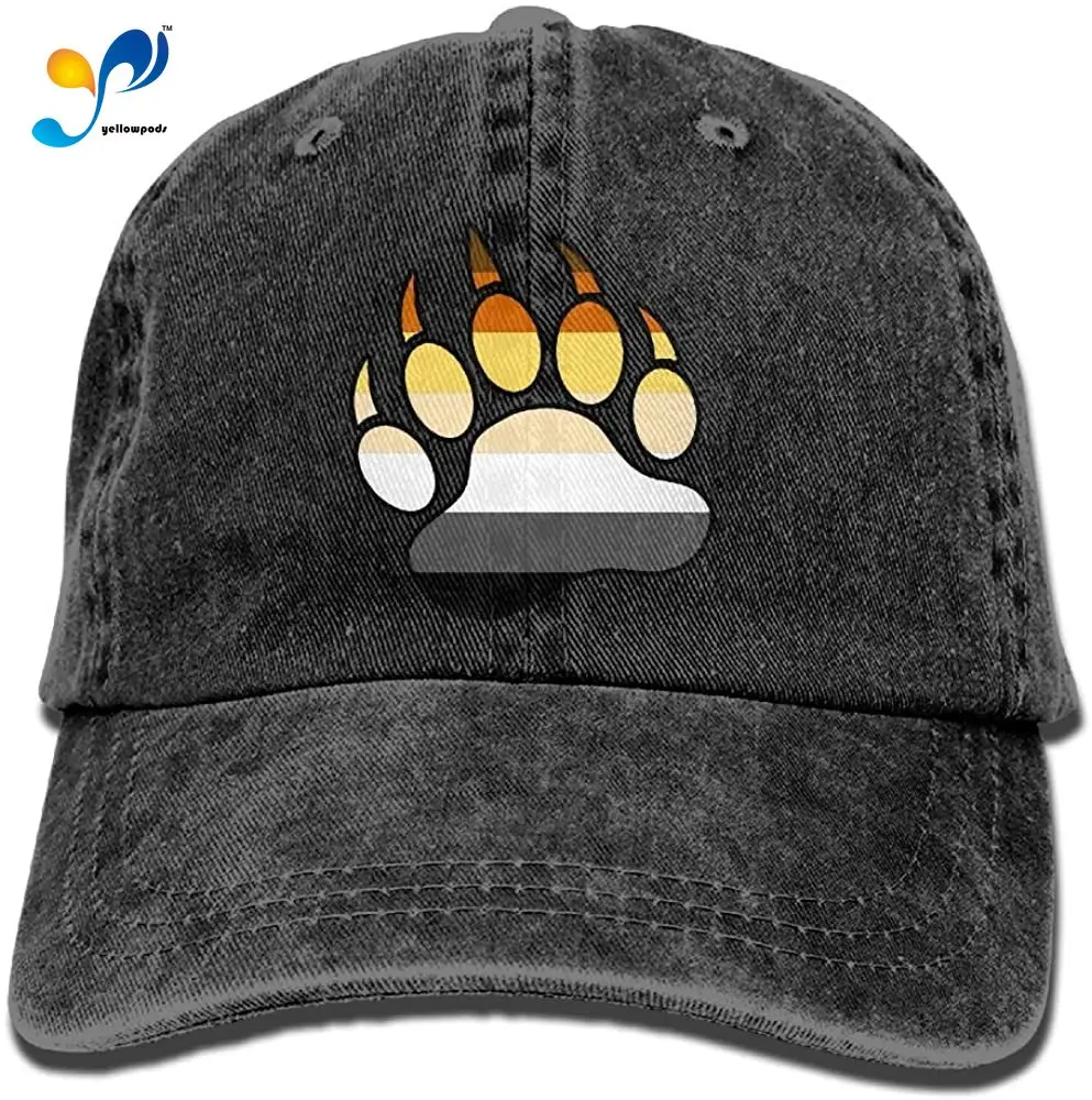 

YISHOW гей медведь гордость лапа унисекс джинсовая Панама Новинка козырек шляпы