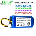 Новинка 100%, оригинальный аккумулятор 14,4 В, 9800 мАч (для C30B), для LIECTROUX C30B Roboter Staubsauger, 6800 мАч, литий-серебристый, 1 дюймпакет