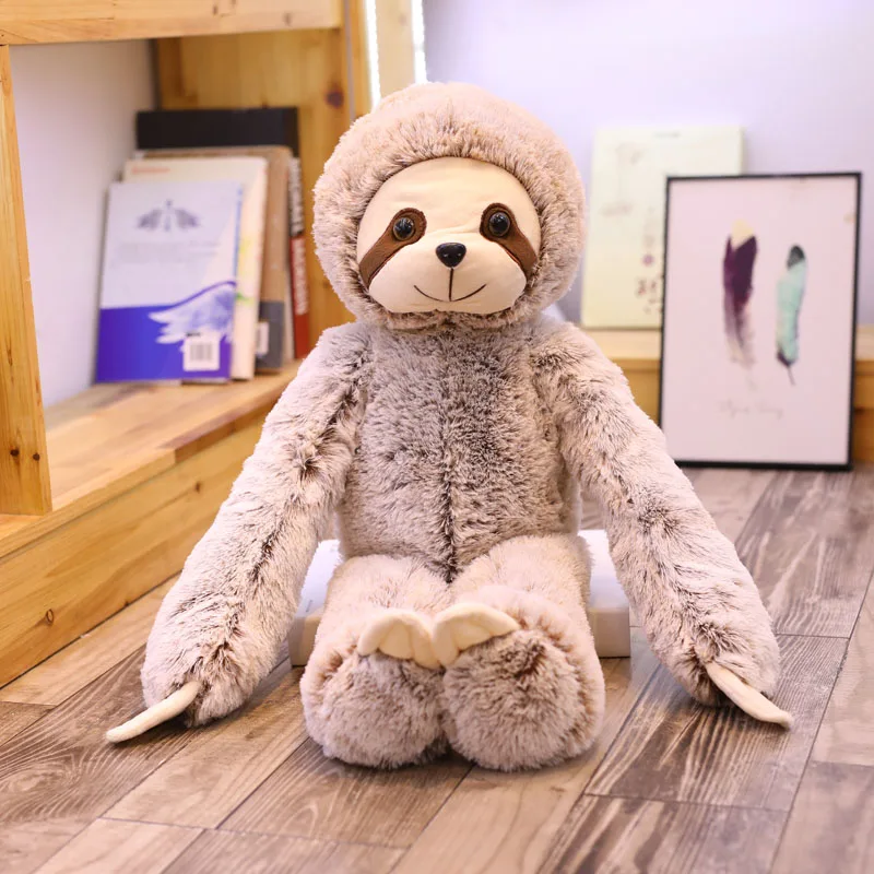 

New 1pc 50cm/70cm Lifelike Sloth Baby Doll Sloth Plush Toys Stuffed Dolls Kids Toys Lovely Doll Girlfriend Best Gifts Brinquedos