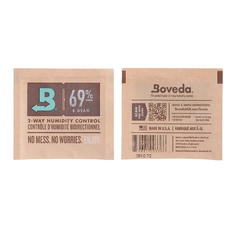 

65-72% Professional Cigar Moisturizing Bag 8g Humidity Pack Humidifier Bag