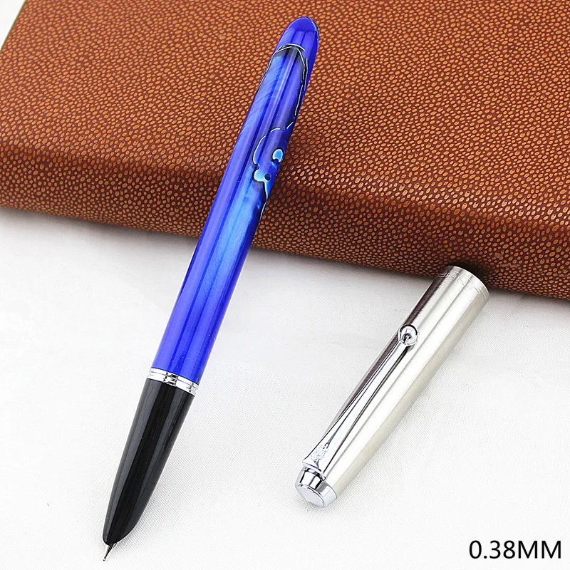 

New jinhao 51 Celluloid Fountain Pen Iridium Fine Nib 0.38mm Excellent Fashion Office Writing Gift Pen for Business