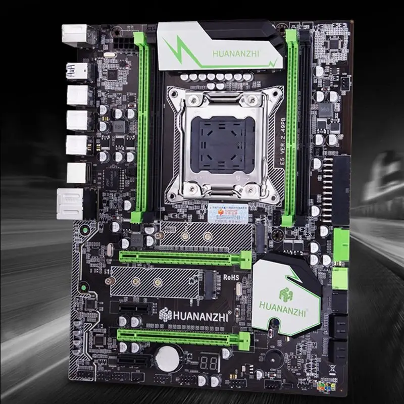 Материнская плата huananzhi X79 материнская LGA2011ATX USB 3 0 SATA3 PCI E NVME M.2 SSD поддерживает