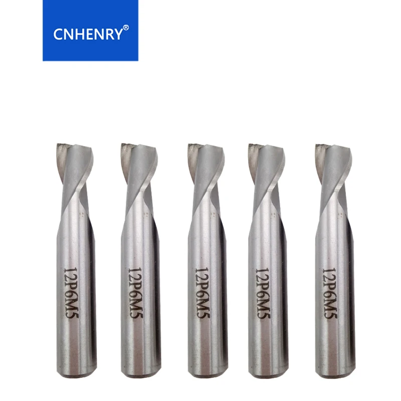 Набор концевых фрез с 2 канавками и прямым хвостовиком фрезы из быстрорежущей